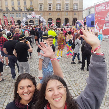 Maria De Rosa auf Adventure Rallye zu Gunsten der Wunderlampe