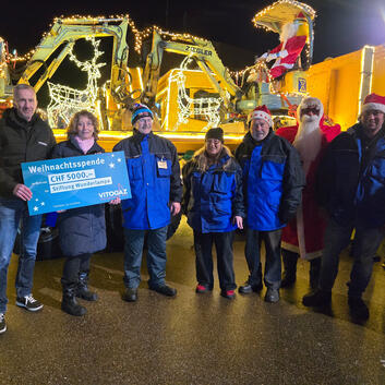 VITOGAZ überrascht die Stiftung Wunderlampe mit einer Weihnachtsspende