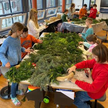 Primarschule Ottoberg unterstützt Wunderlampe im Advent