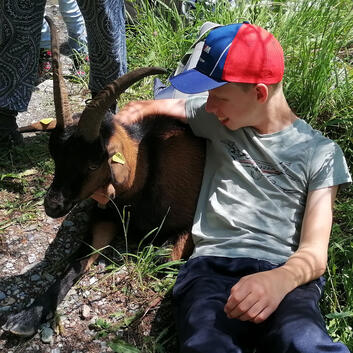Acht Insieme Ferienkinder