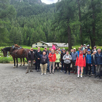 Wanderwoche-Teilnehmende 