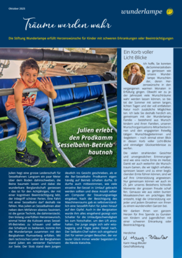 Newsletter Stiftung Wunderlampe